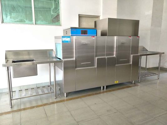 Chine lave-vaisselle ECO-M210PH, lave-vaisselle de convoyeur du support 19.8KW/46.8KW de catégorie de restaurant fournisseur
