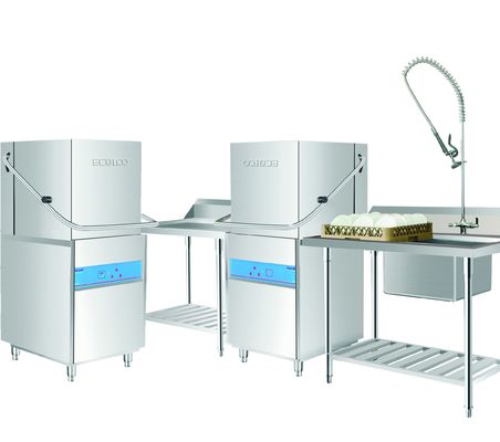Chine Lave-vaisselle 1400H 650W 800D 107KG, machine de catégorie de restaurant de vaisselle commerciale fournisseur