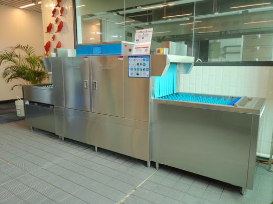 Chine Type lave-vaisselle de vol d'acier inoxydable pour l'hôtel 3900*850*1600mm de cantine fournisseur