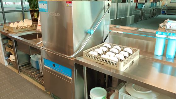 Chine Type qui respecte l'environnement lave-vaisselle de capot avec le matériel dur d'acier inoxydable fournisseur