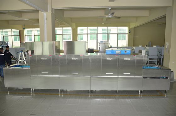 Chine lave-vaisselle commercial ECO-L580P2H2 de l'acier inoxydable 680KG pour des hôtels fournisseur