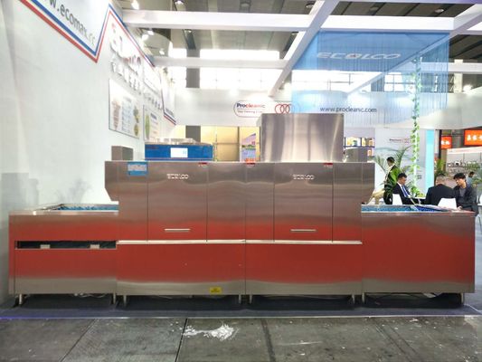 Chine Distributeur à longue chaîne du lave-vaisselle ECO-L470PH d'utilisation centrale de la cuisine 21KW/57KW à l'intérieur fournisseur