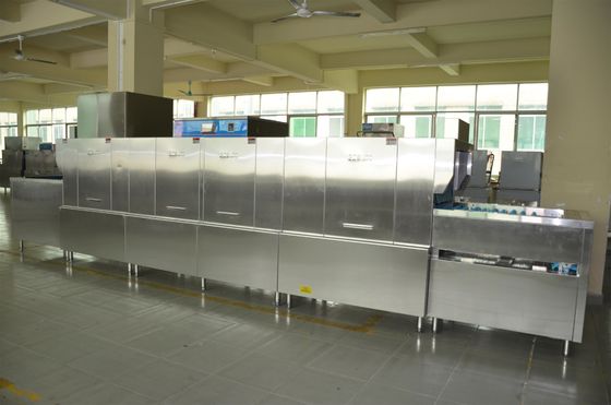 Chine Machine de vaisselle commerciale de lave-vaisselle d'hôtel 34KW/distributeur de 70KW ECO-L650P3H à l'intérieur fournisseur