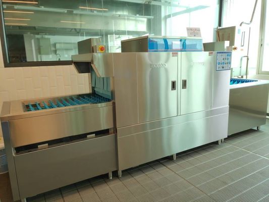 Chine Eau chaude d'hôtels aseptisant le lave-vaisselle/machines de vaisselle à hautes températures 60~75℃ fournisseur