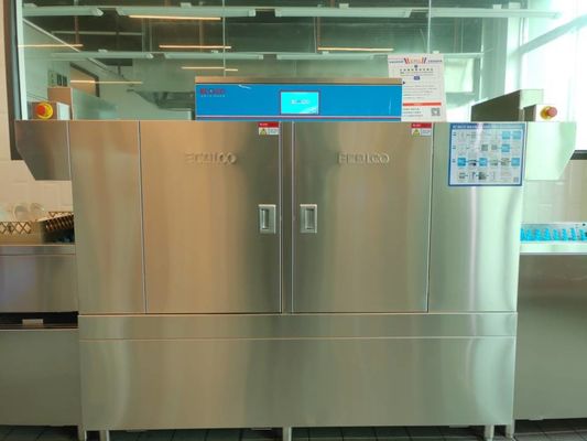 Chine Type automatique lave-vaisselle de vol de Clearning pour le certificat de la CE de restaurant fournisseur