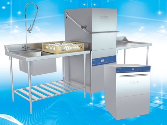 Chine lave-vaisselle 6.5KW/message publicitaire commerciaux à hautes températures sous le lave-vaisselle d'évier fournisseur