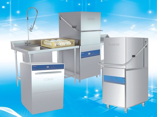 Chine Lave-vaisselle commercial à basse température de capot/machine commerciale électrique de plat fournisseur