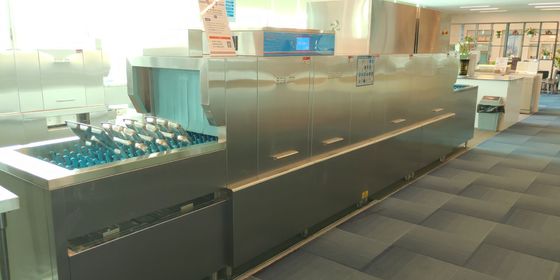 Chine La machine de vaisselle commerciale à hautes températures avec le double échoue 82~95℃ fournisseur